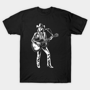 Dwight Yoakam Playing Guitar T-Shirt